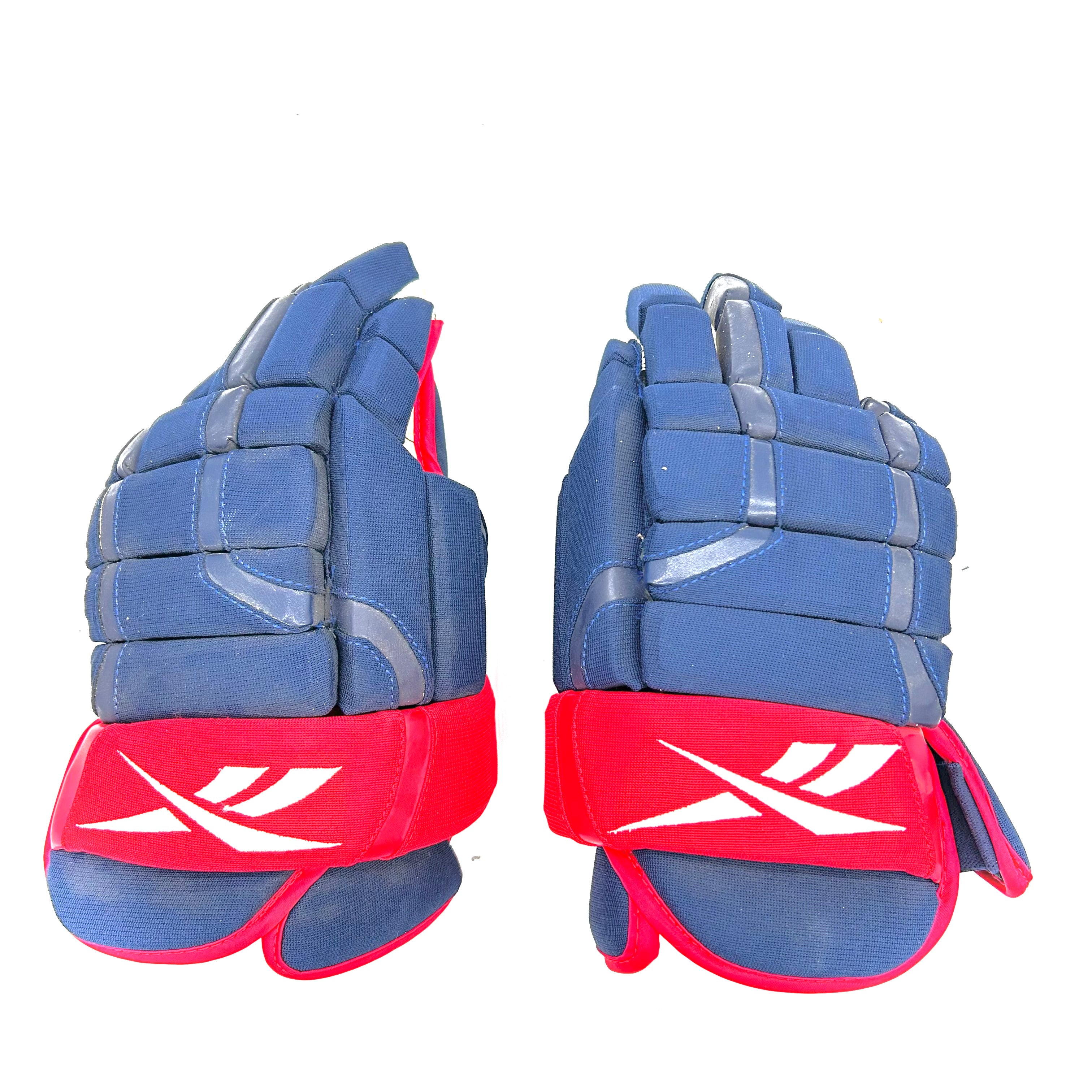 Reebok 852T - Gants Pro Stock d'occasion (bleu marine/rouge)
